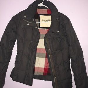 Abercrombie grey jacket size medium